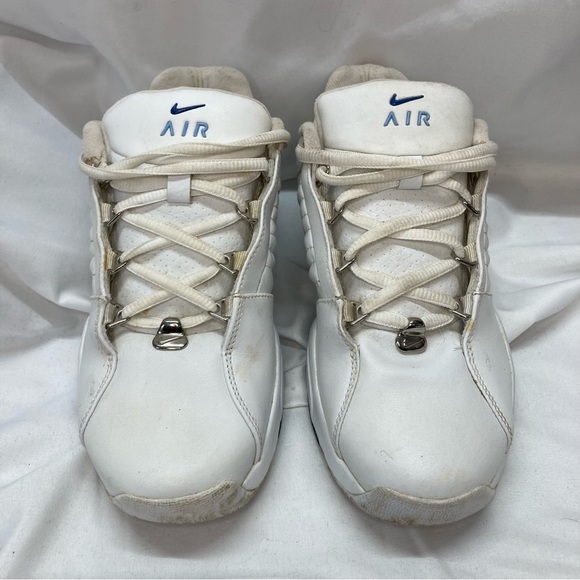 Nike Air Womens Training Leather Running Shoes Size 8 (39) White & Blue. - Picture 5 of 7